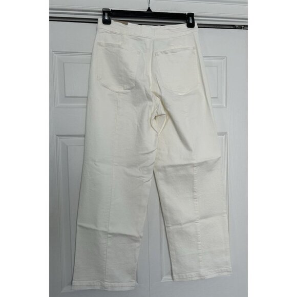 Madewell The Emmett Wide-Leg Crop Jean: Welt Pocket Vintage Canvas Size 29T - Picture 7 of 14